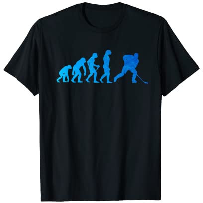 Eishockey Evolution Hockey Fan Spieler Hockey Papa T-Shirt