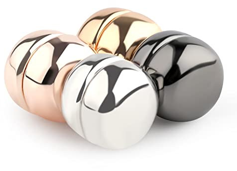 AIEX Set mit 4 Magneten, Hijab, matt, Magnetnadeln, magnetisch, Schal, praktisch, für Hijab, für Frauen und Mädchen (4 Farben)