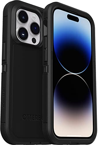 OtterBox Defender XT MagSafe Hülle für iPhone 14 Pro, Schwarz | Stoßfest und ultra-robust, Schützende Hülle, 5x getestet nach Militärstandard