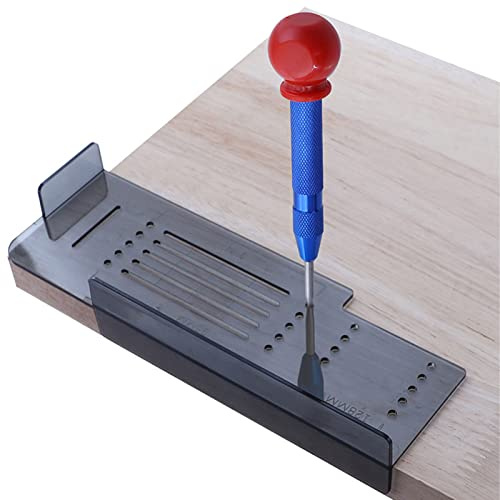 Cabinet Pull Template Door Template Drawer Pull Drill Template, 0.02mm Accuracy, Handle Punch Locator for Vertical Installation Of Woodworking Furniture (Black)