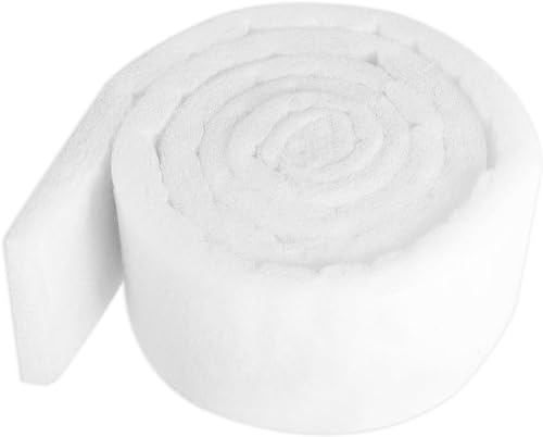 Mrracxy Spugna filtrante per Acquario, 2 m di tampone filtrante per Acquario, tampone filtrante biochimico Ispessito,Schiuma filtrante per Acquario di Bacino