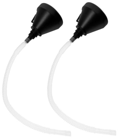 BUGUUYO 2pièces Lot De Entonnoirs à Huile Avec Tuyau Pour Voiture Et Entonnoirs à Essence Et Carburant Avec Filtre Intégré Pour Vidange Huile Et Ravitaillement