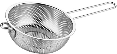 CONGARTENO Filter Basket Stainless Steel for Kitchen Fruit and Vegetable Wash Basket Rice Wash Strainer Colander for Sink Use