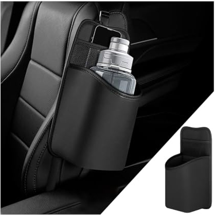 CGEAMDY Auto-Getränkehalter-Expander-Tasche, Rutschfester Und Langlebiger Mehrzweck-Kaffeetassenhalter Für Autos, Universelles Dekoratives Autozubehör Kapazität Für Autos, SUVs Und LKWs(Schwarz)