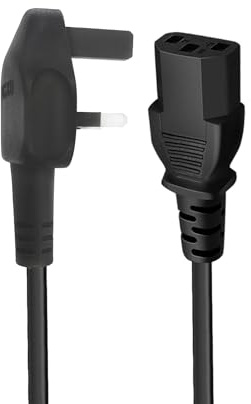 3 Prong C13 Power Cable Replacement for KRK Rokit 5 Rokit 8 G4 G3 RP6G3-NA | 6Ft AC Cord Replacement for KRK RP5G2, VXT8, VXT6, VXT4, CL5G3PK1, S10.4, 10S2, S8.4, S12.4, S12 UK Plug Lead