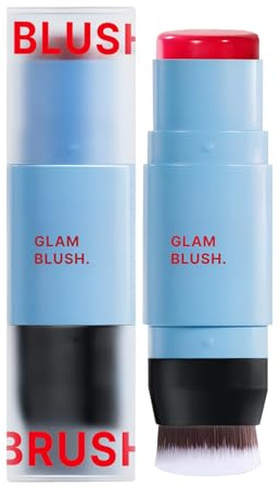 Stick Blush per Guance - Cream Blush Stick per Labbra e Guance con Doppia Punta | Idratante Portatile Trucco Duraturo Colore Istantaneo Per Labbra Ufficio e Uso Quotidiano
