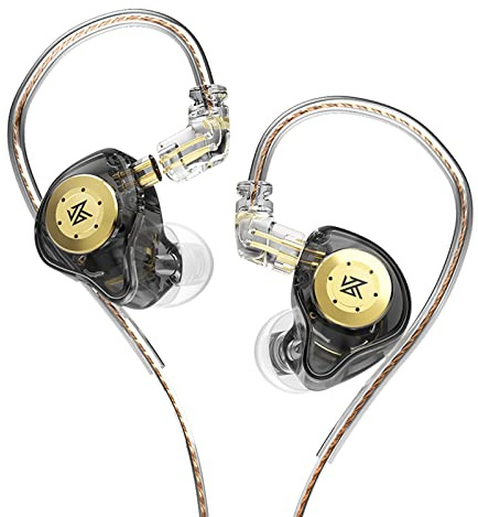Ejoyous in Ear Monitors Headphones, Wired in-Ear Earbuds EDX PRO HIFI Deep Bass Sound Headphones Stage Earphone Dual Magnetic Dynamic Driver, for Singer Musician DJ Stage (No Mic)