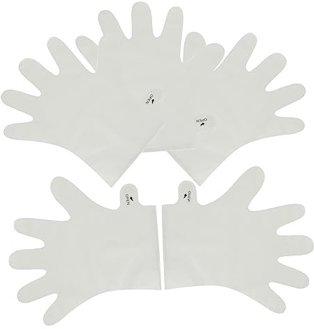 BESTYASH 5 Stück Teiliges Set Exfolierende und Feuchtigkeitsspendende Handmasken zur Sanften Hautpflege Emulsion für Glatte Weiche Hände und Effektive Entfernung von Abgestorbener Haut und