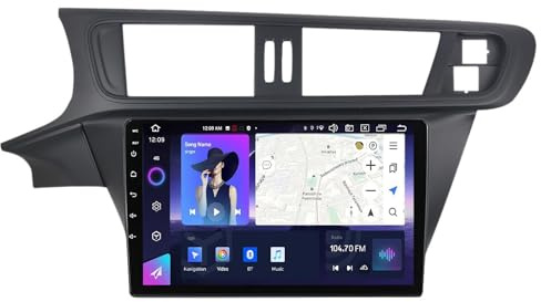 Android 12 10 Pulgadas Radio Coche HD Pantalla Táctil para Citroen C3-XR 2010-2015 con Carplay Android Auto Apoyo Dab BT 5.0 GPS DSP RDS HiFi Cámara Trasera Control del Volante(700S 8+128G)