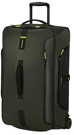Samsonite Paradiver Light - Bolsa de Viaje con Ruedas (67 cm), Medium, Repelente al Agua, Ligero, 74,5L, Verde (Jungle Green)