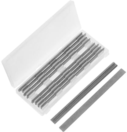 Tofficu 10 Cuchillas De Repuesto Para Cepilladora Eléctrica De Madera Cuchilla De Repuesto Para Herramienta Eléctrica Para Carpintería Para