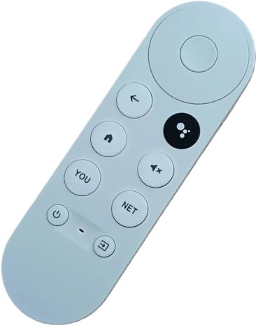 Télécommande vocale G9N9N for TV Chromecast 4k, Lecteur multimédia for Streaming de Neige, 1 pièce