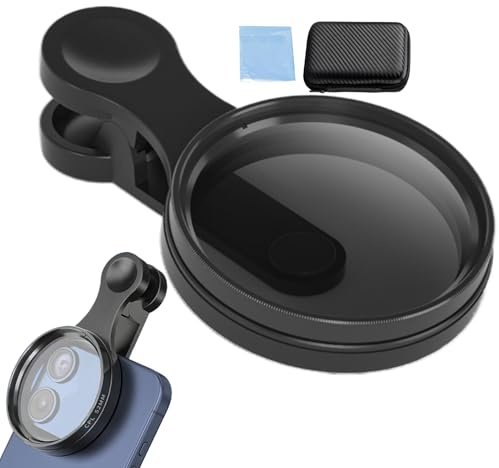 Filtre polarisant pour Objectif Smartphone Kit De Filtres Photographiques | 52 mm Pour Accessoires Photo Smartphone Et Téléphone Portable
