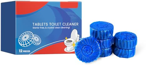 Bloques De Limpieza De Inodoro Azules,Pastillas Cisterna WC,Limpieza Profunda,Tanques Agua Para Inodoros,12PC