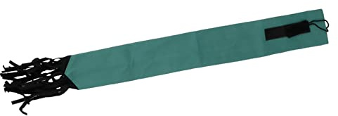 ZDETGU Bolsa Protectora de de Caballo, Protector de No Tejido con Flecos Disuasorios de Moscas para Aseo y Gancho Seguro y Diseño para Caballos Activos (Green)