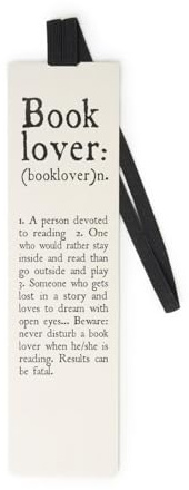 Booklovers Bookmark with Elastic Band, Booklover