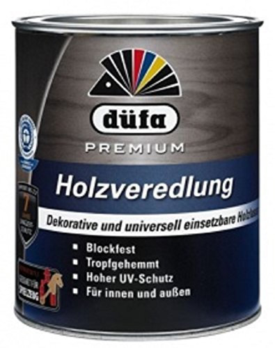 düfa Premium Holzveredlung WEISS 750ml Universallasur Holzlasur Schutzlasur