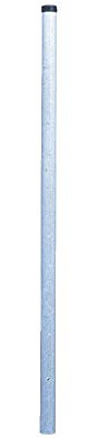 TMS PRO SHOP Rohrpfosten zum Einbetonieren, Ø 6 cm, Länge 3 m, aus Stahl, 2 mm Wandstärke aus Stahl, Kunststoff, Art.-Nr. 40961 | Schilder Pfosten | Stahlrohrpfosten