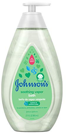 Johnson's Baby Soothing Vapor Bath to Relax Babies, 27.1 fl. oz