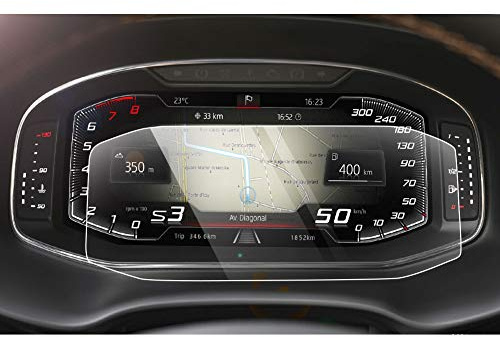 LFOTPP for Seat Ateca 10.25 inch Dashboard Screen Protector, Car Accessories Tempered Glass Protective Film