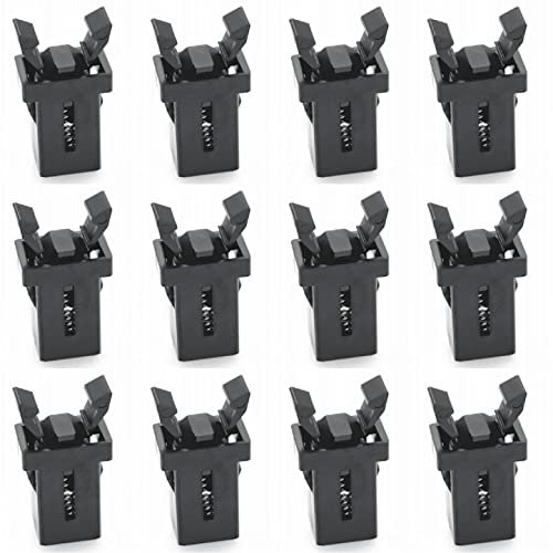 JZK 12x Loquets de Rechange pour Couvercle Brabantia, Compatible avec Poubelle, Fermeture de Verrouillage, Clips de Couvercle Tactile, Fermoir de Rechange