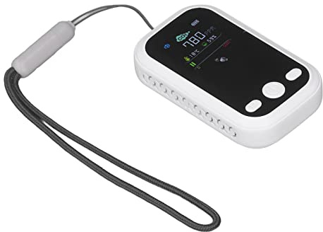 Détecteur de Dioxyde de Carbone Sensible Haute Définition NDIR 5V pour la Maison (Blanc)