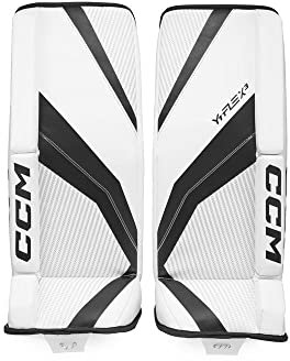 CCM YFlex 3 Goalie Schiene Bambini, Größe:24 Zoll, Farbe:weiß/schwarz