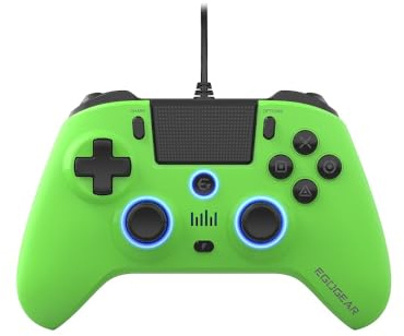 EGOGEAR Article Parent Manette Gaming à palettes filaire SC10 Verte (Vert)