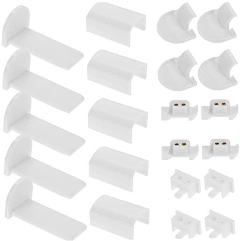 Alipis 32 Stück Plissee Ersatzteile Kunststoff Langlebig Jalousien Reparatur Zubehör Für Fenster Verdeckte Befestigung Für Wohnzimmer Schlafzimmer Büro