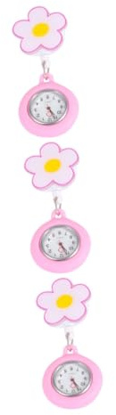 SAFIGLE 3stücke Lovely Taschenuhr Einziehbare Und Tragbare Schwesternuhr Mit Ziffernblatt Für Ärzte Und Pflegepersonal Stilvolle Dekoration Für Alltag