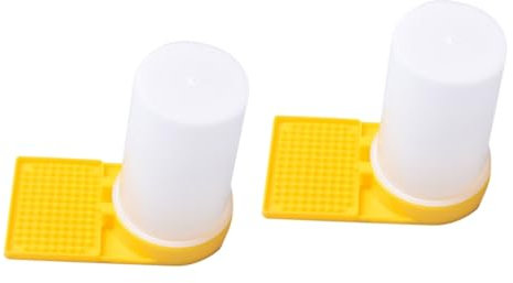 Gogogmee 2 Stücke Bienenzucht Werkzeug Bienen Feeder Beehive Feeder Kunststoff Sicher Für Bienen Bienenzucht Wasser Feeder Beehive Eingang Feeder