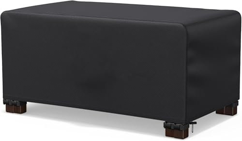 PVPQPR Abdeckung Gartenmöbel Abdeckplane Wasserdicht 420D Oxford Gewebe Schutzhülle Gartenmöbel Winterfest Schutzhülle Anti-UV für Gartenmöbel Sets Tische und Stühle 100x60x60cm(LxBxH)