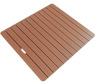 Caillebotis Salle de Bain, Tapis Sortie de Douche, Tapis de Bain for Baignoire Antidérapant, Tapis de Sol en Polystyrène for Entrées, Piscines Extérieures, Salles de Bains, Personnalisable