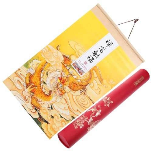 Generisch 2024 der ganze Jahreskalender Hängender Kalender für das Frühlingsfest Whiteboard-Kalender für die Wand Vierer Neujahrskalender Monatskalender Papier Colorful