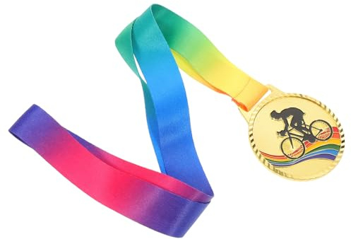 Abaodam Radsport Auszeichnungsmedaille Gold, 1 Stück, Zinklegierung | Straßenrennen, Trainingslager, Schlichte Elegante Ausführung mit Sammlerwert