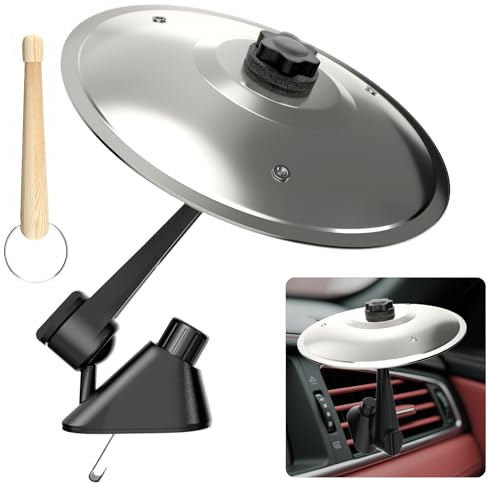 Platillos de ventilación para coche, mini platillos de choque de coche, añade diversión a tu conducción con el tambor de coche, un gran regalo para bateristas y amantes de la música, todos los tipos