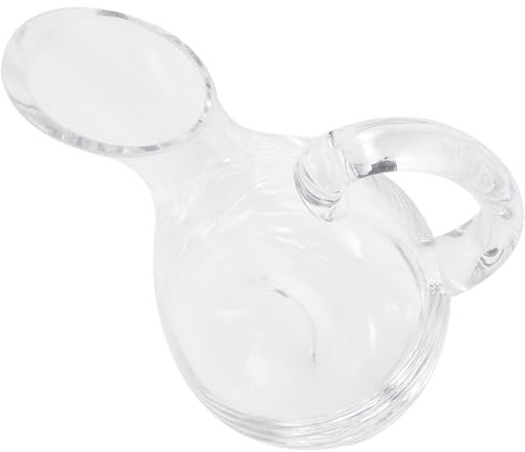 SOIMISS Carafe à Vin en Verre Bec Incliné et Poignée Séparateur à Liqueur Transparent pour Décantation Rapide Pichet à Vin Ménager pour Dégustation à Domicile