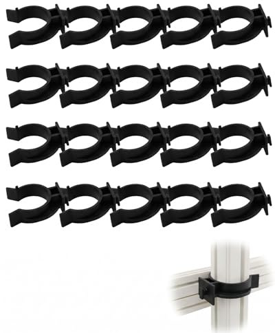 XUKZIMA 20 Clips de Fixation Plinthe Cuisine, Robustes et Faciles à Installer pour Pieds de Meuble Bas et Socles, Assurant un Maintien Stable et Durable.