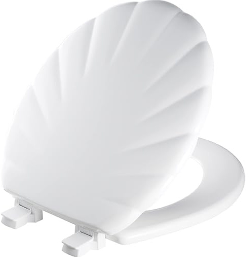 Mayfair 22ECA 000 22EC Toilet Seat, White, Round