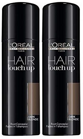 2er Hair Touch Up Ansatz Spray Dark Blonde Loreal Professionnel Haar Concealer 75 ml