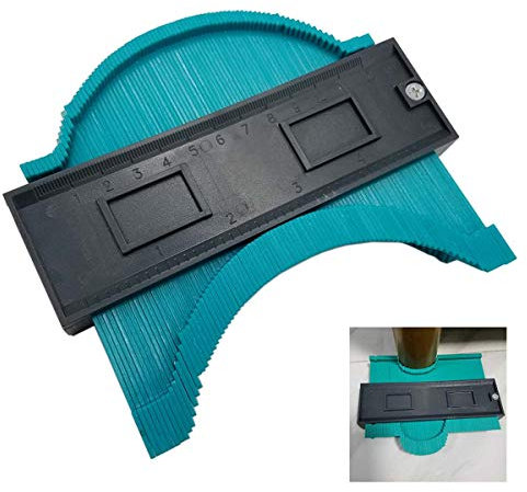 Jauge de contour Duplicateur de gabarit en plastique de 12,7 cm de diamètre pour le marquage du bois standard Outil de marquage pour carrelage stratifié