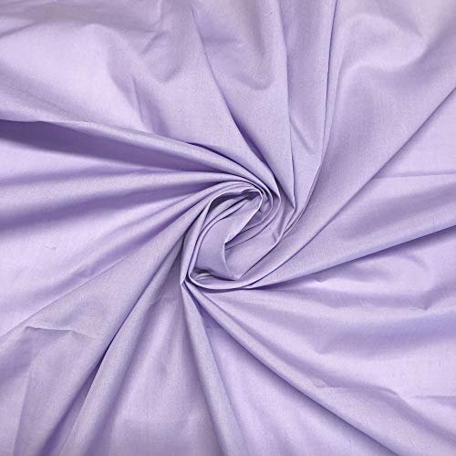 Lilac Polycotton Fabric Poplin 44 Inch 112cm Wide Material by The Meter
