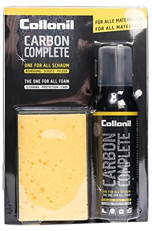 Collonil Carbon Complete Espuma De Limpieza De Calzado, 125 ml, Transparente