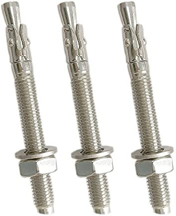 100x Bolzenanker M10 Ø 10mm x L 95mm Edelstahl A4 AISI 316 Inox, 100 Stück,SUPER PREIS A4