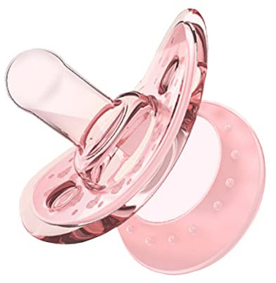 Mam Dummies Baby Silicone Pacifiers Multi Function breastfed Babies Pacifier Newborn Pacifier Baby Supplies for Newborns Infant 1pc Pink