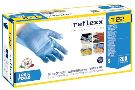 Reflexx T22, guanti termoplastici elastomeri 100% idonei per alimenti, gr. 2,0 (S)