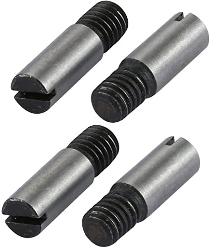 XYWHPGV 4 Stück M6 Außengewinde 20mm Länge Karbonstahl Schlitzantrieb Kegelstift Tap(31884 261de 81de5 6e46a 12949 38262