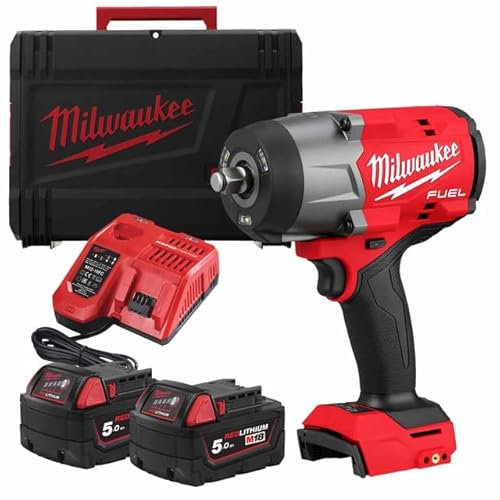 Milwaukee M18FHIW2F12-502X 18v Fuel 1/2 High Torque Impact Wrench with Friction Ring Kit **NEW GEN**