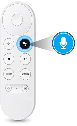 Upgrade Voice Remote for Google Chromecast 4k Snow TV, G9N9N Replacement Remote Control for Google TV, GA01920-US, GA01409-US, GA01923-US, GA01919-US