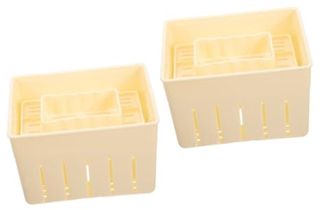 Ciieeo 2pcs DIY Tofu Press Maker Mold Tofu Making Tool Pressing Mold Strong Easy to Use
